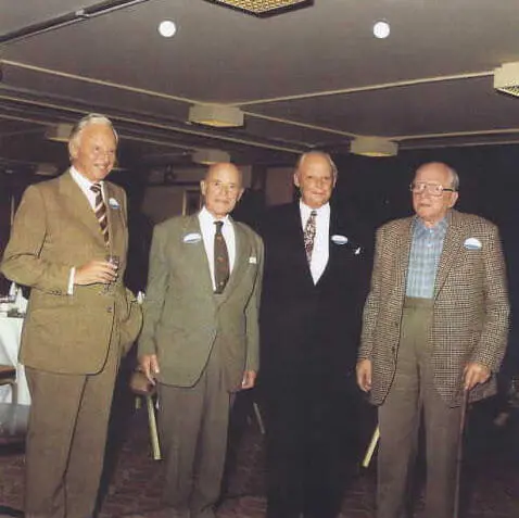arnold william donald charles hagenbach l to r in 1984