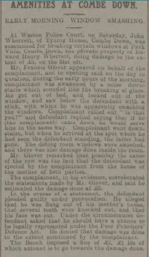 john wherrett charge bath chronicle and weekly gazette saturday 8 june 1912