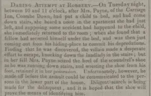 robbery at the carriage inn bath chronicle and weekly gazette thursday 14 august 1834 300x190