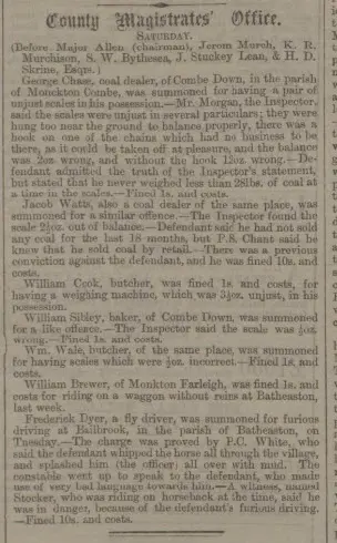 sibley et al in court bath chronicle and weekly gazette thursday 23 april 1863