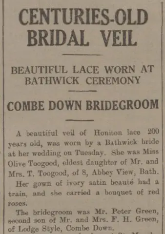 centuries old veil bath chronicle and weekly gazette saturday 18 august 1934