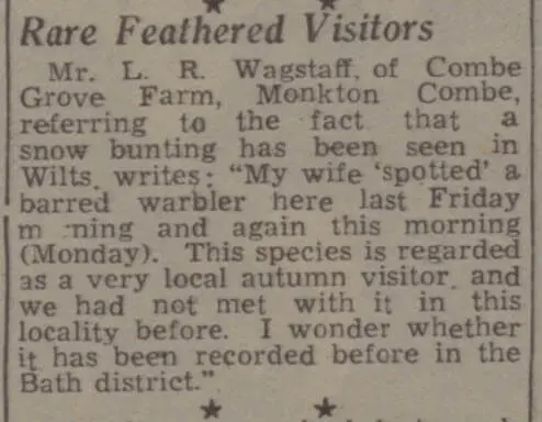 l r wagstaff combe grove farm bath chronicle and weekly gazette saturday 1 december 1945