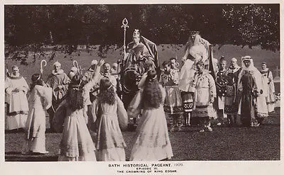 the crowning of king edgar bath pageant 1909