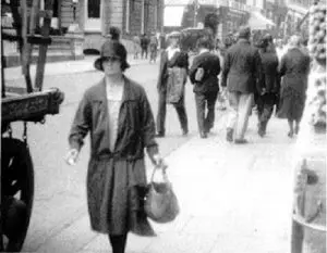 my mother walking past the roman baths taken before her wedding in 1921 300x233