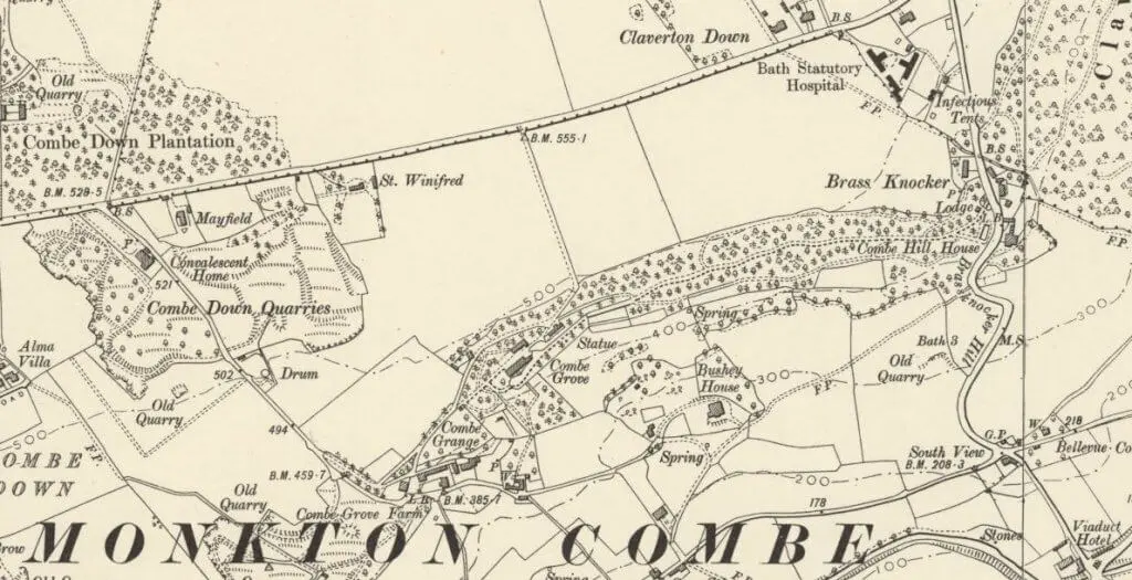 combe grove area from wiltshire xxxise xxxviiiane revised 1899 published 1904 1024x525