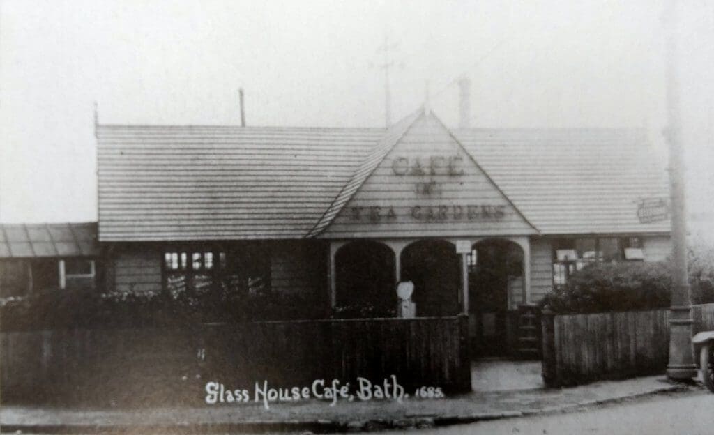 Glasshouse cafe, Combe Down about 1915