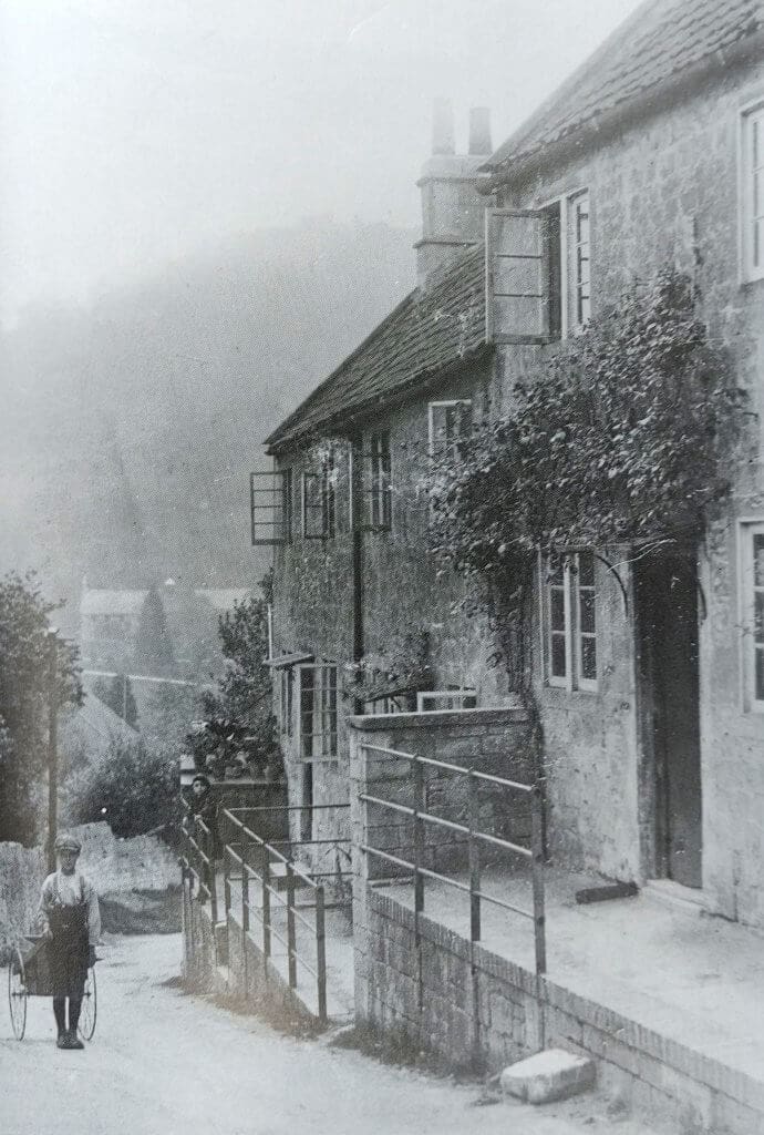 Mill Lane, Monkton Combe about 1912