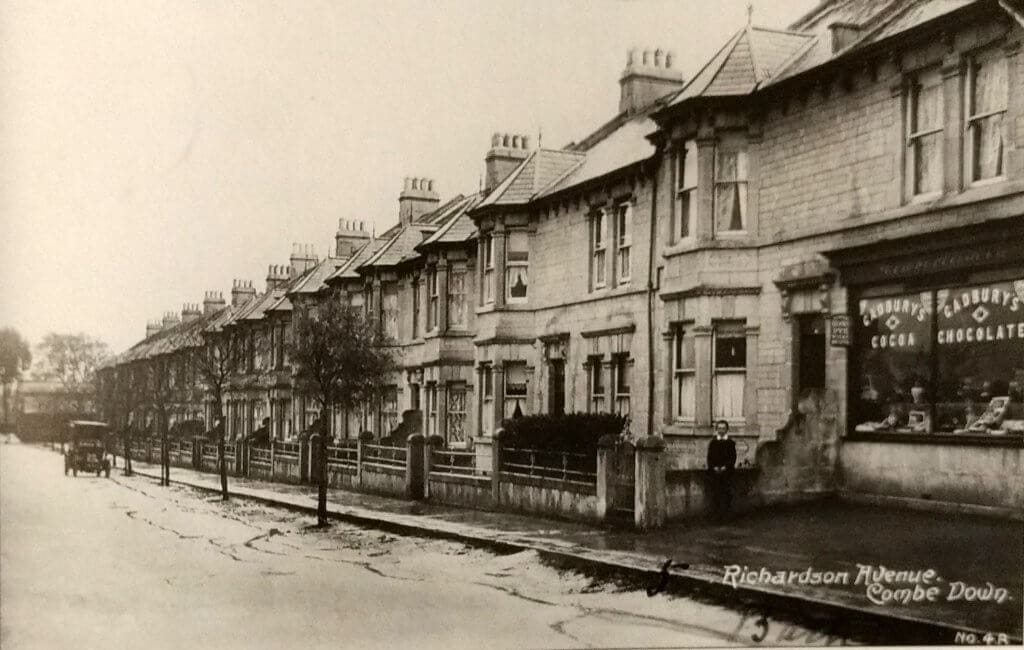 Richardson Avenue (now The Firs), Combe Down about 1914