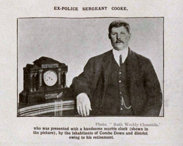 Ex police sergeant Cooke of Combe Down and district