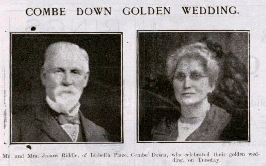 James Riddle (1851 – 1936) and Emma Tilley (1852 – 1935) lived at 3 Isabella Place
