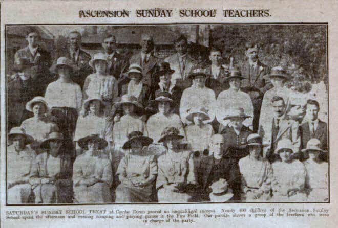 Ascension Sunday school teachers - Bath Chronicle and Weekly Gazette - Saturday 30 June 1923