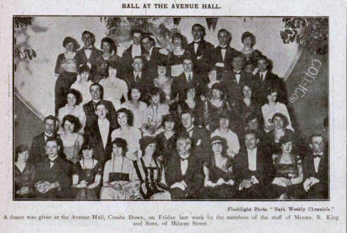Ball at The Avenue Hall - Bath Chronicle and Weekly Gazette - Saturday 21 February 1920