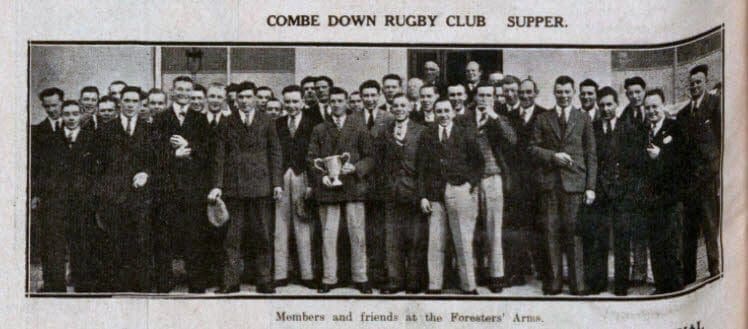 Combe Down rugby club supper - Bath Chronicle and Weekly Gazette - Saturday 23 May 1931