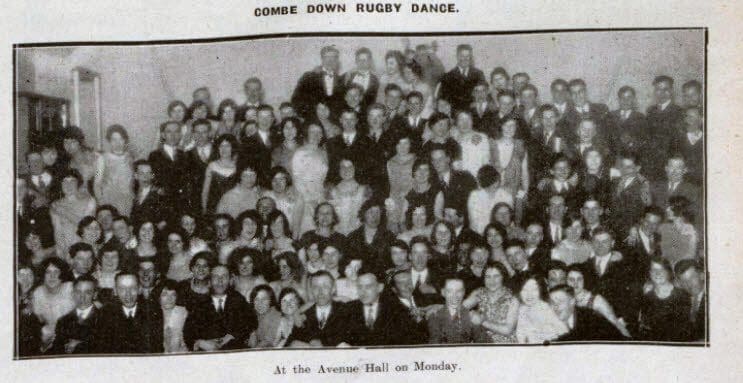Combe Down rugby dance - Bath Chronicle and Weekly Gazette - Saturday 1 December 1928