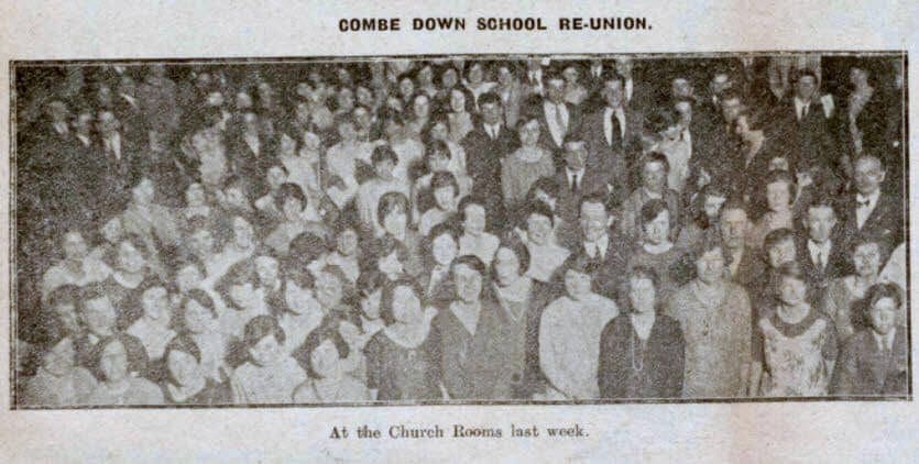 Combe Down school reunion - Bath Chronicle and Weekly Gazette - Saturday 14 May 1927