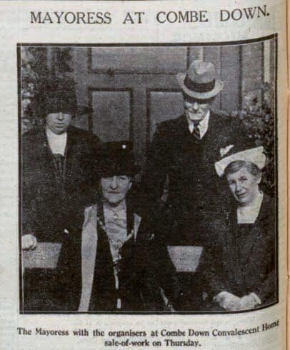 Mayoress at Combe Down - Bath Chronicle and Weekly Gazette - Saturday 22 October 1927