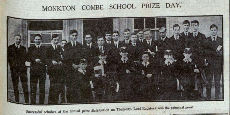 Monkton Combe school prize day - Bath Chronicle and Weekly Gazette - Saturday 22 October 1927