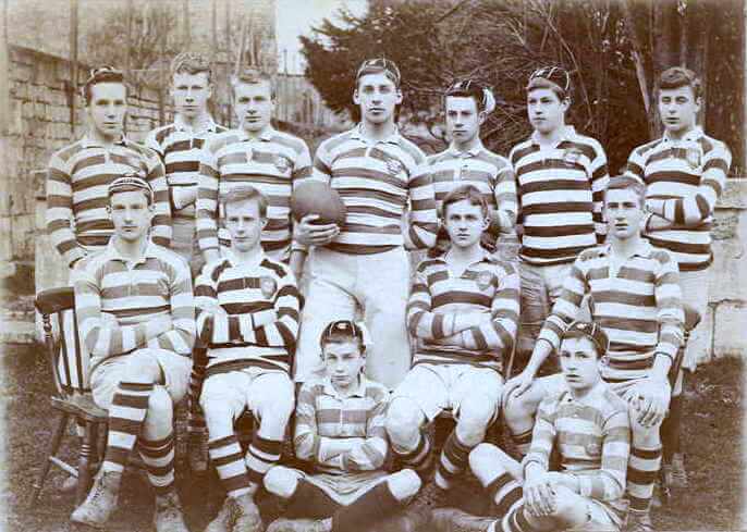Monkton Combe School Rugby First XV about 1900