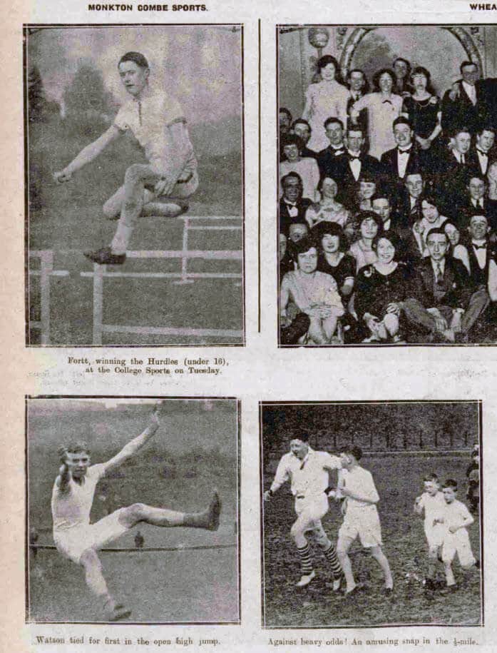 Monkton Combe school sports - Bath Chronicle and Weekly Gazette - Saturday 2 April 1927