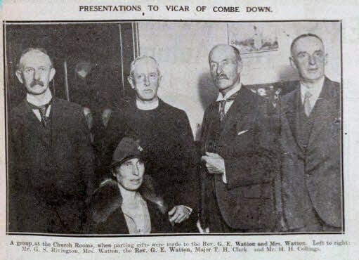 Presentation to vicar - Bath Chronicle and Weekly Gazette - Saturday 18 October 1930