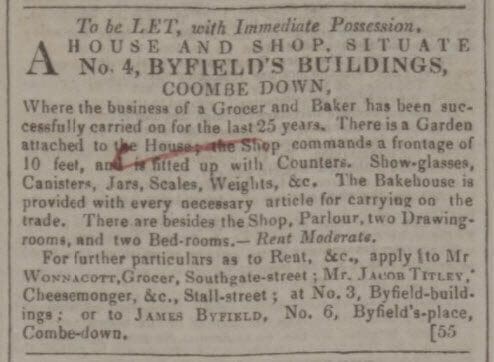 4 Byfield Buildings, Bath Chronicle and Weekly Gazette - Thursday 22 September 1842