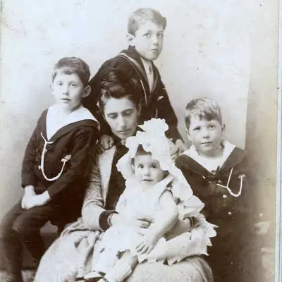 emily elizabeth mary keir nee young 1849 1937 and children