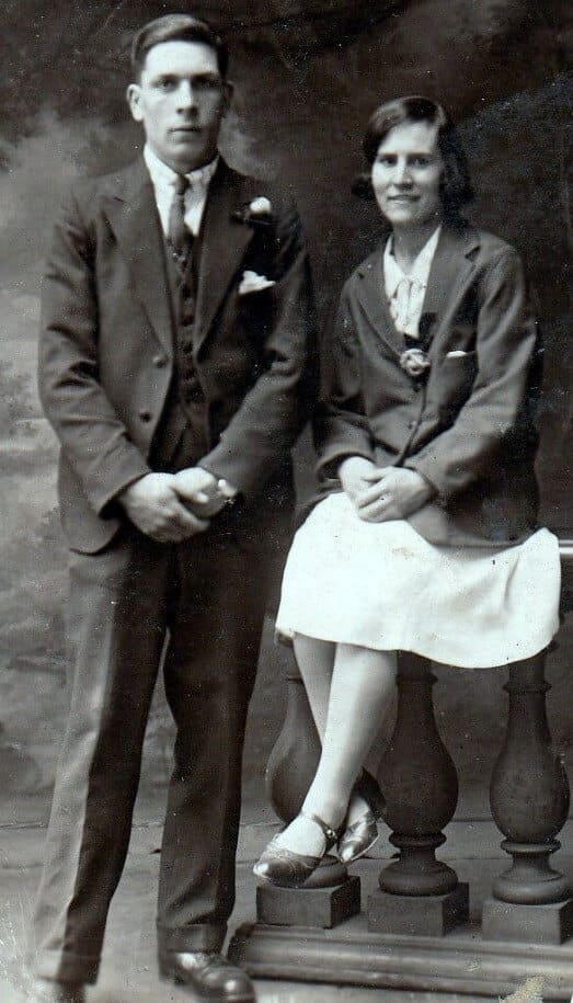 A young Albert and Gladys Miner