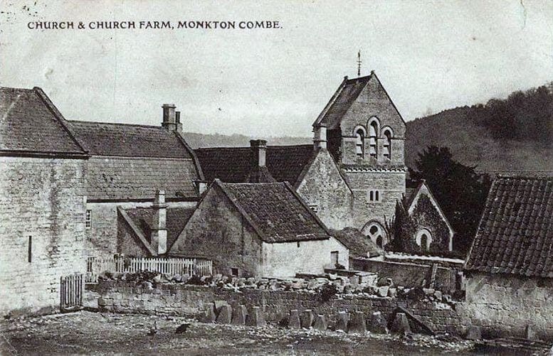 Church and Church Farm in Monkton Combe