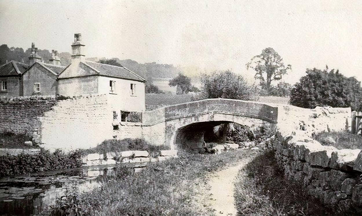 Canal Bridge, Monkton Combe, c 1900