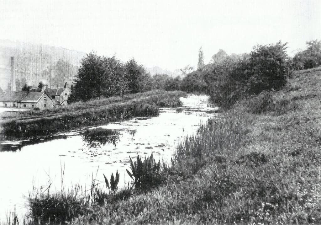 Canal by Freeman's Mill, Monkton Combe about 1905