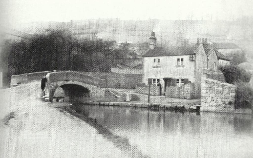 Mill Lane bridge, Monkton Combe about 1890