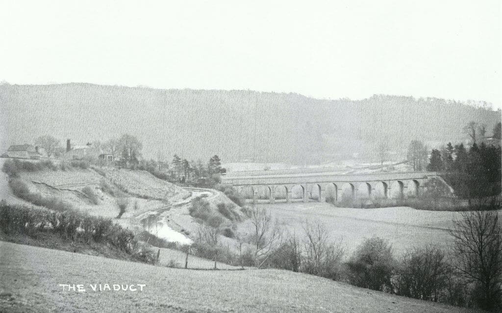 The Viaduct, Monkton Combe about 1904