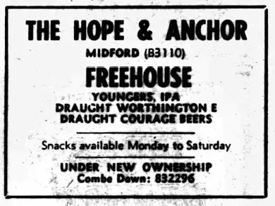 hope and anchor somerset standard friday 26 november 1976