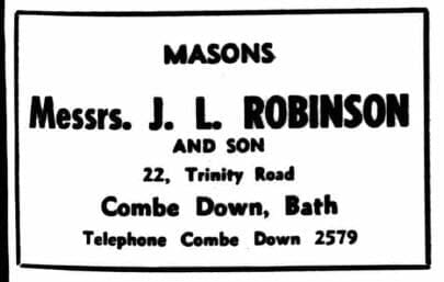 J L Robinson - Somerset Standard - Friday 15 November 1968