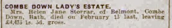 storrar belmont bath chronicle and weekly gazette saturday 24 april 1915