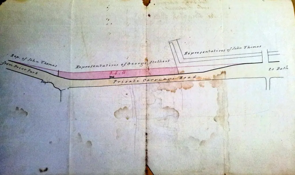 letter about widening and opening carriage drive in 1828 1 1024x606