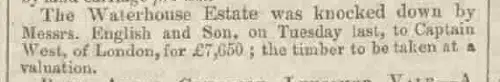 west buys waterhouse bath chronicle and weekly gazette thursday 15 jun 1848