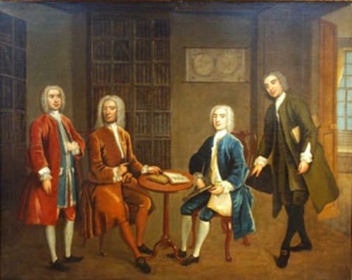 Richard Jones, Ralph Allen, Robert Gay MP, and John Wood the Elder