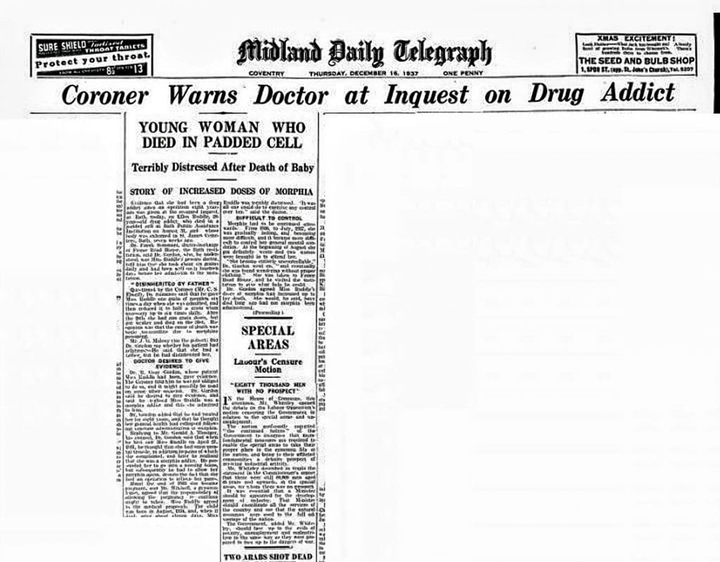 Coventry Evening Telegraph Thursday 16 December 1937 1024x800