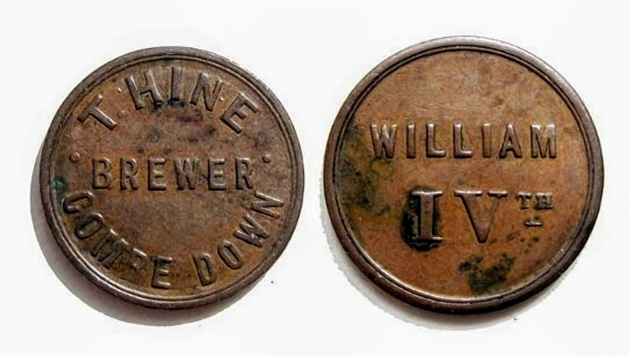 King William IV tokens