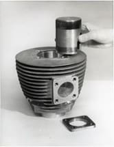 Special aluminium liner less barrel and piston with the coil arrangement piston ring 2